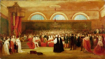 Il passaggio del grande atto di emancipazione, c.1829 da George Jones